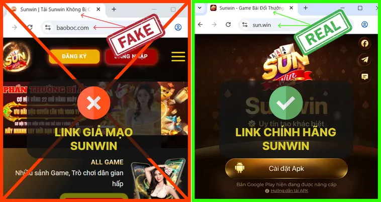 Làm Sao Để Biết Đâu Là Website Sunwin Chính Hãng Trong 3 Nốt Nhạc 2 Link thật của Sun.win thường ngắn gọn, rõ ràng, không xuất hiện tên miền phụ khó hiểu. Người dùng nên kiểm tra kỹ tên miền vì link giả mạo thường chèn thêm ký tự đặc biệt hoặc số lạ.