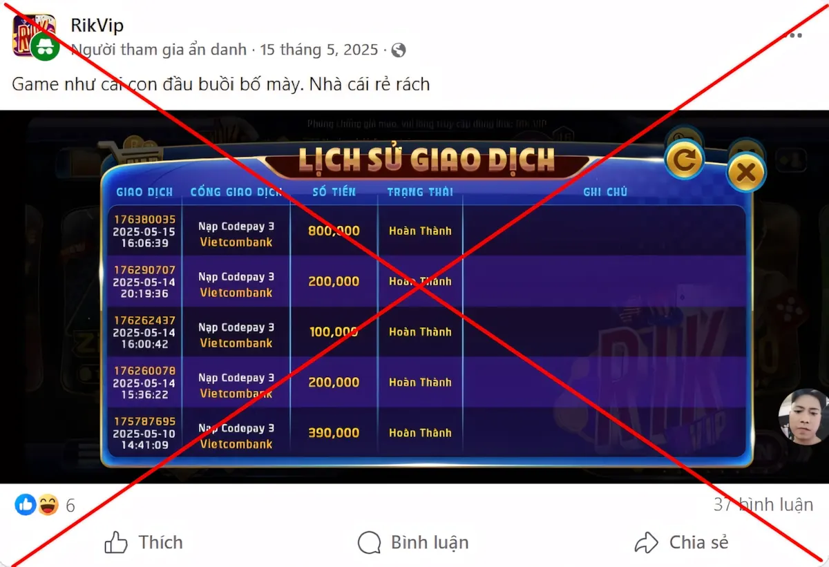 Mâu thuẫn rõ ràng giữa hình ảnh và nội dung ảnh hưởng xấu RIKVIP